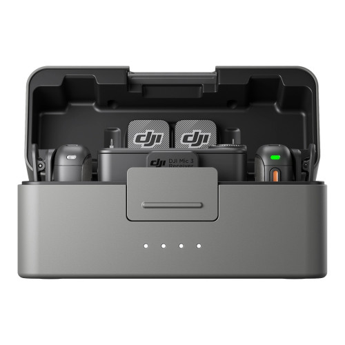 Микрофон беспроводной DJI MIC 3 (2 TX + 1 RX + Charging Case), Black