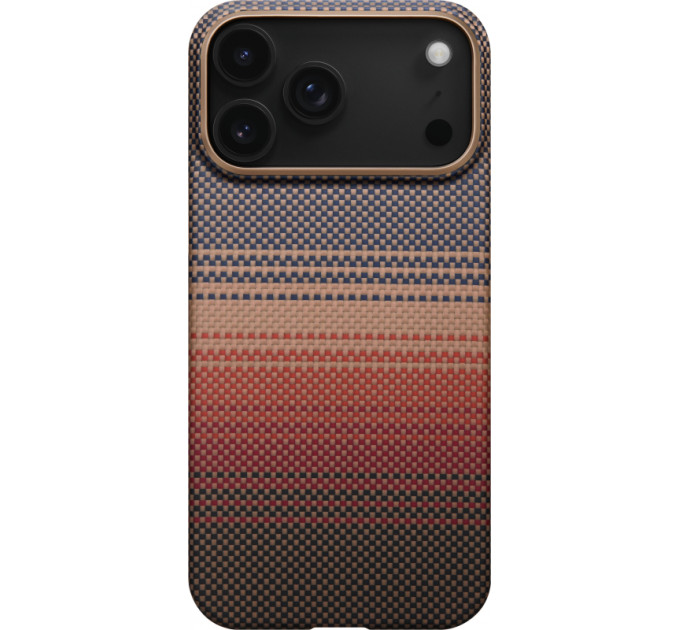 Чехол Pitaka Slim Case Sunset для iPhone 17 Pro Max, коричневый