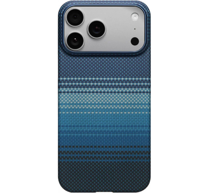 Чехол Pitaka Slim Case Moonrise для iPhone 17 Pro Max, синий