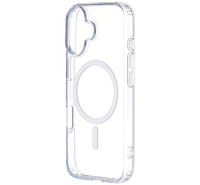 Чехол iP 17   Mutural Ice Magsafe, Clear