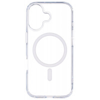 Чехол iP 17   Mutural Ice Magsafe, Clear