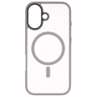 Чехол iP 17 Crust Magsafe, Grey