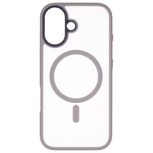 Чехол iP 17 Crust Magsafe, Grey