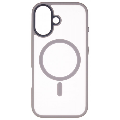 Чехол iP 17 Crust Magsafe, Grey