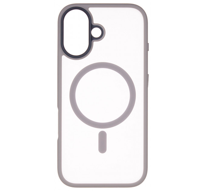 Чехол iP 17 Crust Magsafe, Grey