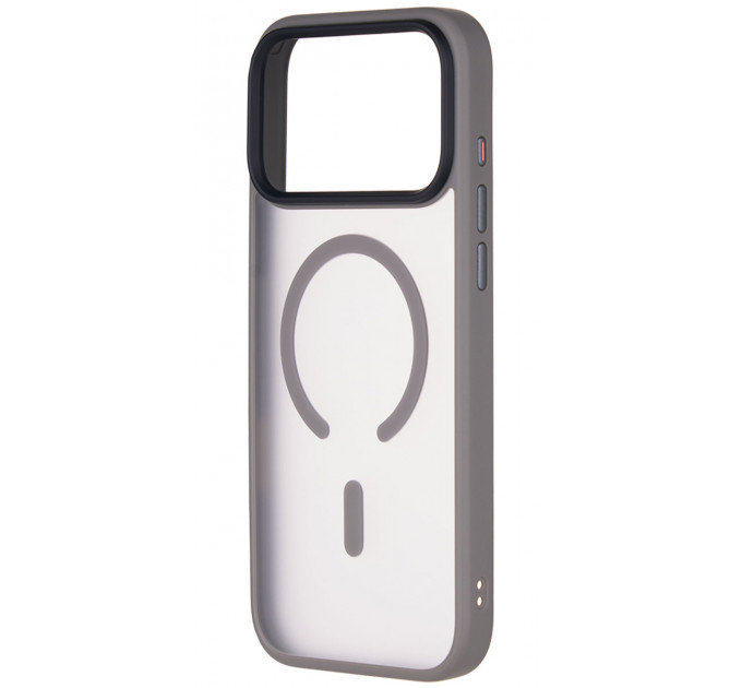 Чехол iP 17 Pro Max Crust Magsafe, Grey
