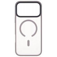 Чехол iP 17 Pro Max Crust Magsafe, Grey