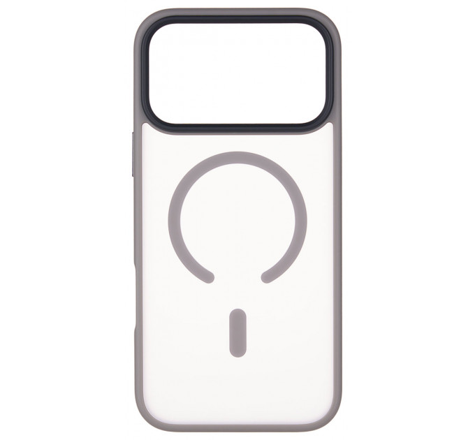 Чехол iP 17 Pro Max Crust Magsafe, Grey