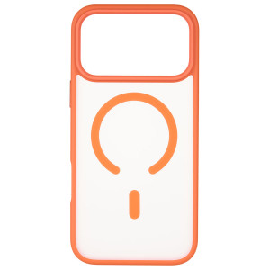 Чехол iP 17 Pro  Crust Magsafe, Orange