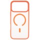 Чехол iP 17 Pro  Crust Magsafe, Orange
