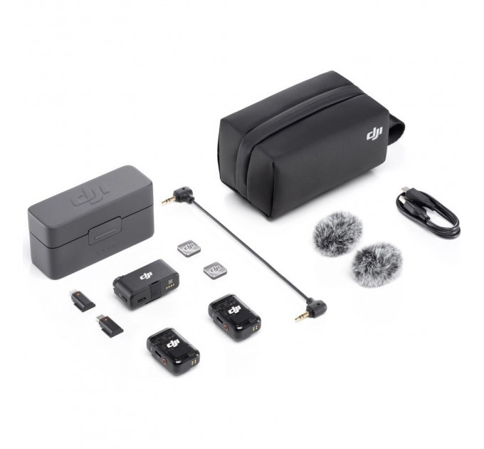 Микрофон DJI Mic 2 (2 TX + 1 RX + Charging Case)