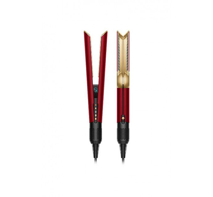 Выпрямитель для волос Dyson Airstrait HT01 красный, золотой (футляр)