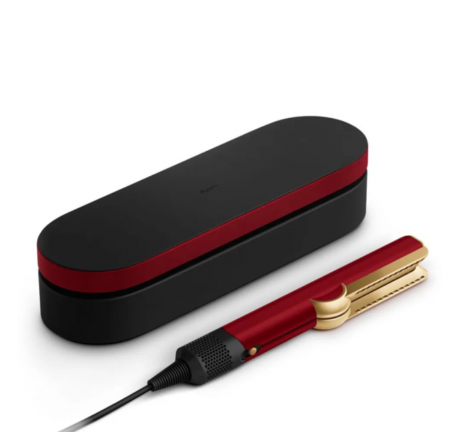 Выпрямитель для волос Dyson Airstrait HT01 красный, золотой (футляр)