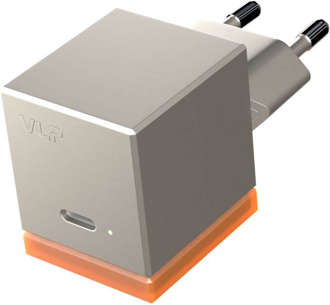 Сетевое зарядное устройство VLP NEO 45Вт USB-С, QC, серый