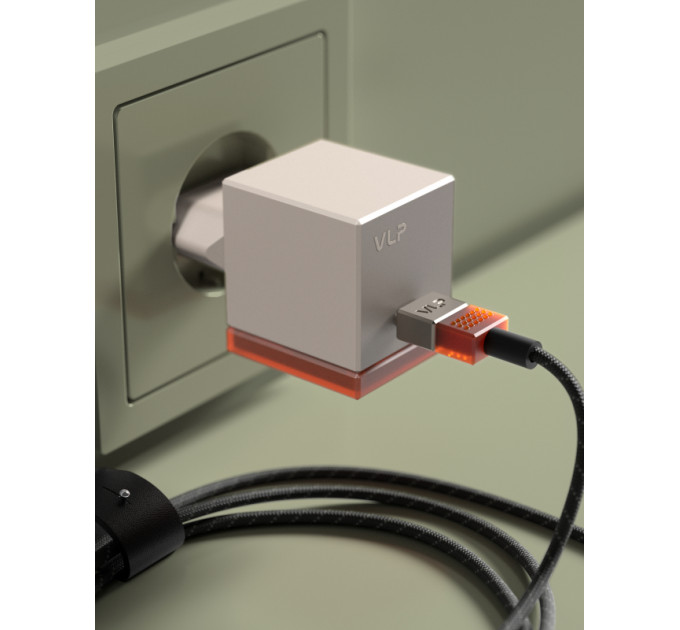 Сетевое зарядное устройство VLP NEO 45Вт USB-С, QC, серый