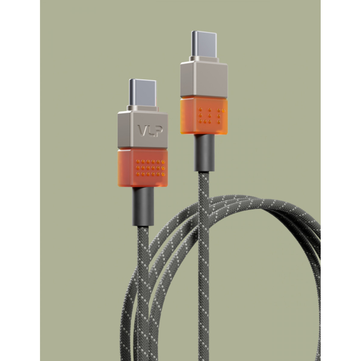 Кабель VLP NEO USB-C, 1,5м, серый