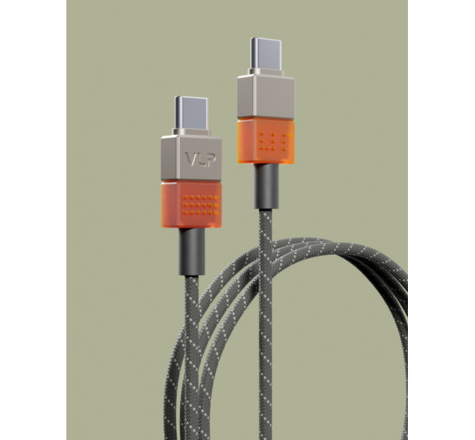 Кабель VLP NEO USB-C, 1,5м, серый