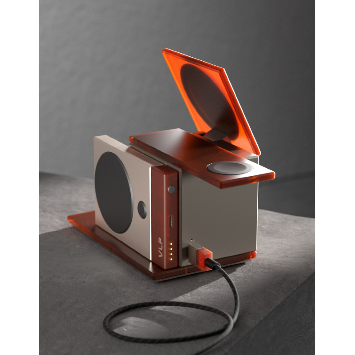 Беспроводное зарядное устройство VLP NEO Qi2.2, серый