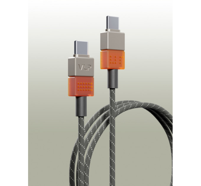 Кабель VLP NEO USB-C, 1,5м, серый