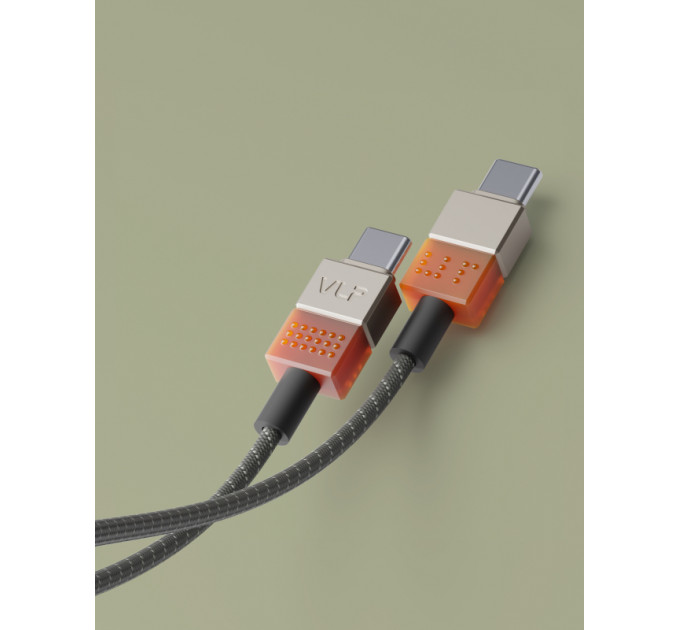 Кабель VLP NEO USB-C, 1,5м, серый
