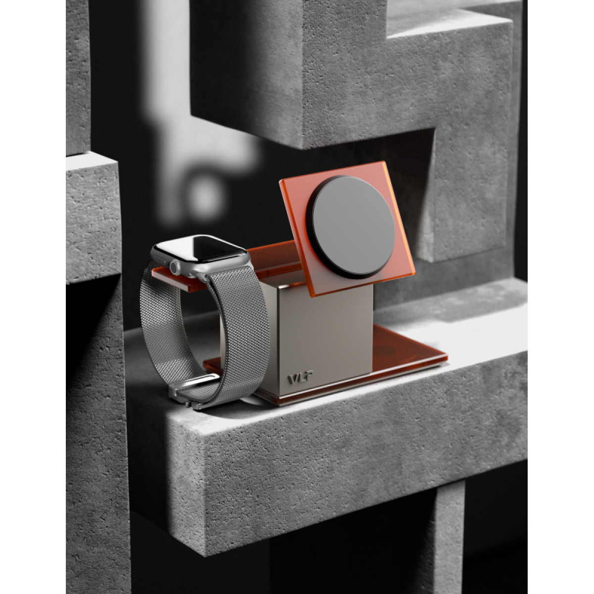 Беспроводное зарядное устройство VLP NEO Qi2.2, серый