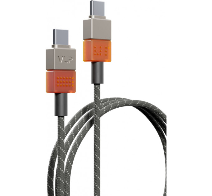 Кабель VLP NEO USB-C, 1,5м, серый