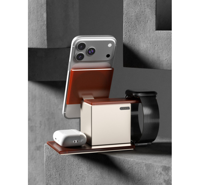 Беспроводное зарядное устройство VLP NEO Qi2.2, серый