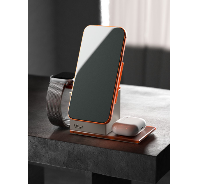 Беспроводное зарядное устройство VLP NEO Qi2.2, серый