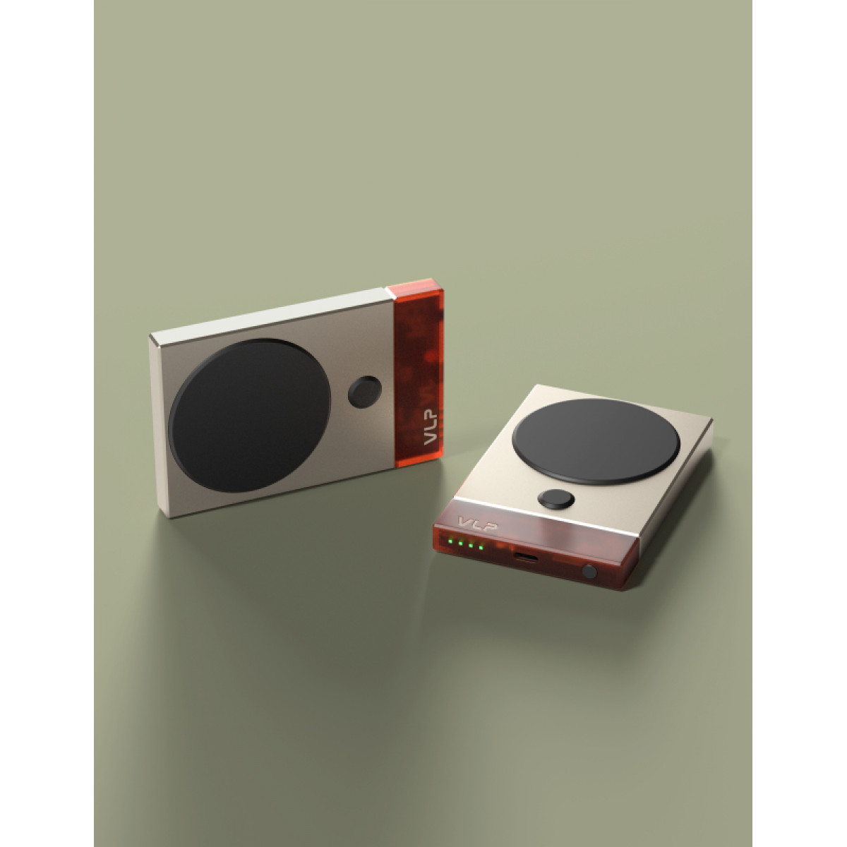 Внешний аккумулятор VLP NEO MagSafe, Qi2, 5000 mAh, 3A, USB-C, серый