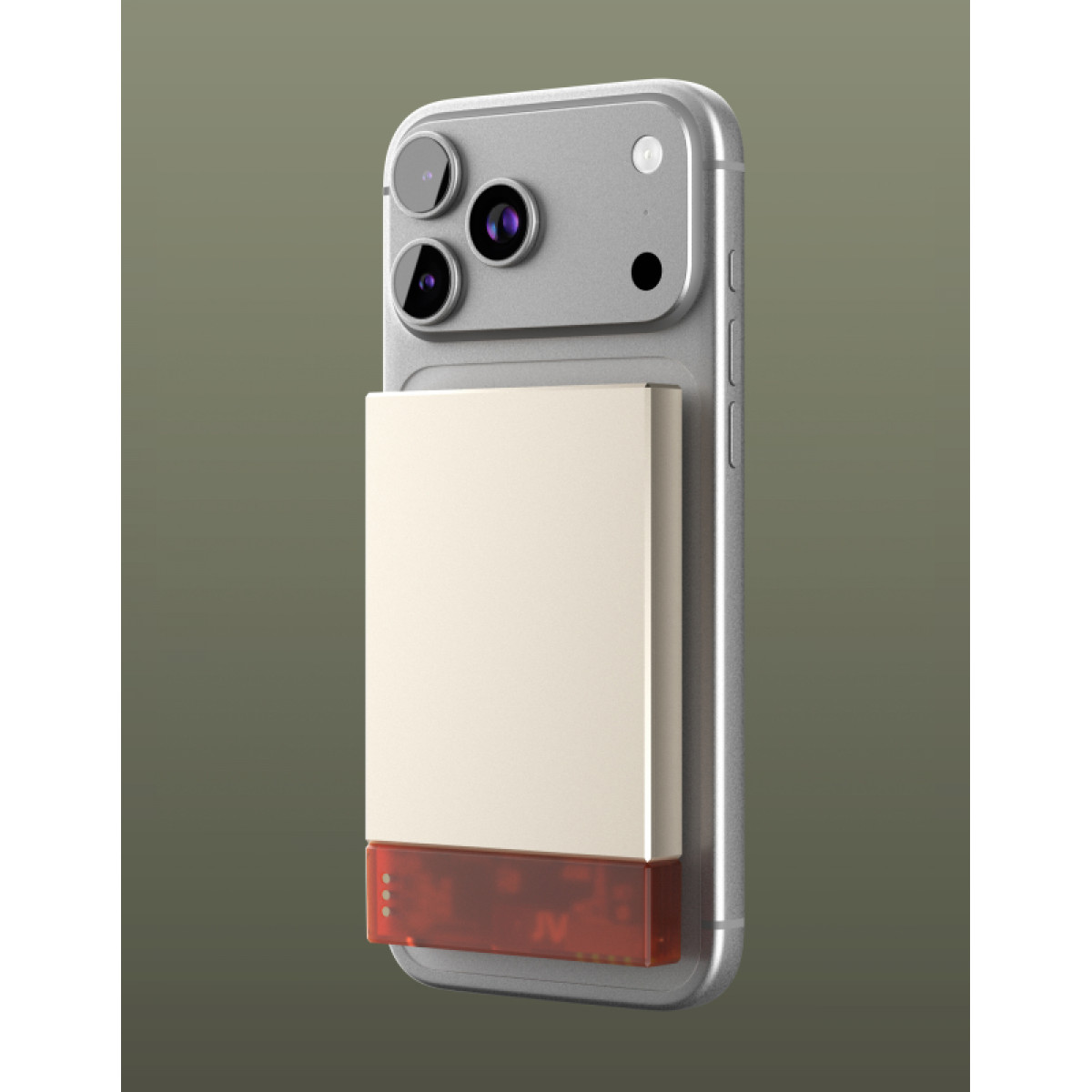 Внешний аккумулятор VLP NEO MagSafe, Qi2, 5000 mAh, 3A, USB-C, серый