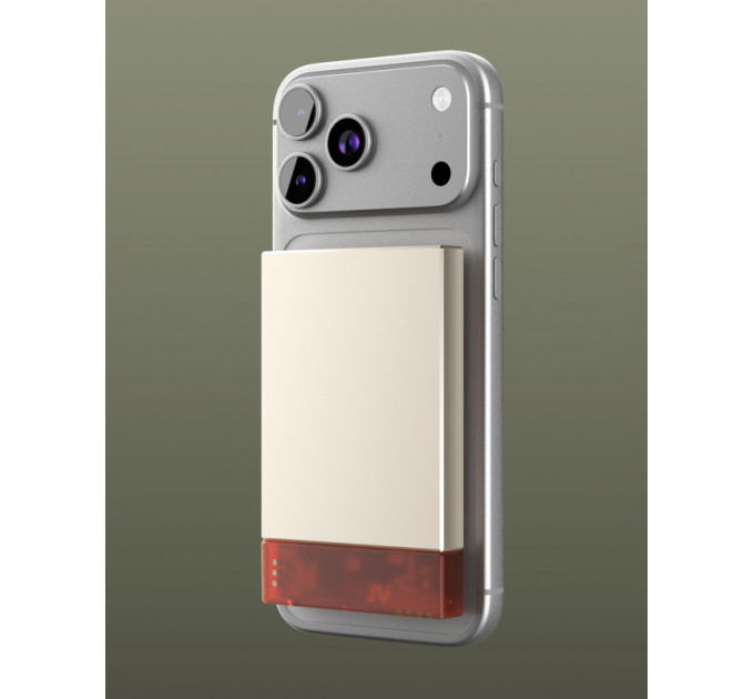 Внешний аккумулятор VLP NEO MagSafe, Qi2, 5000 mAh, 3A, USB-C, серый