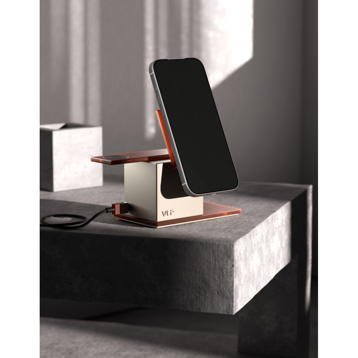 Беспроводное зарядное устройство VLP NEO Qi2.2, серый