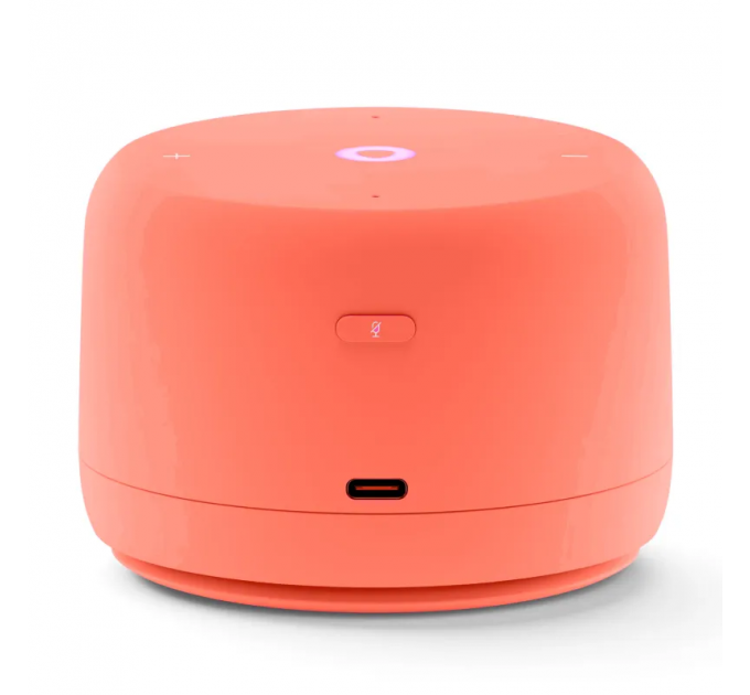 Умная колонка Яндекс Станция Лайт 2 (с часами) коралловый