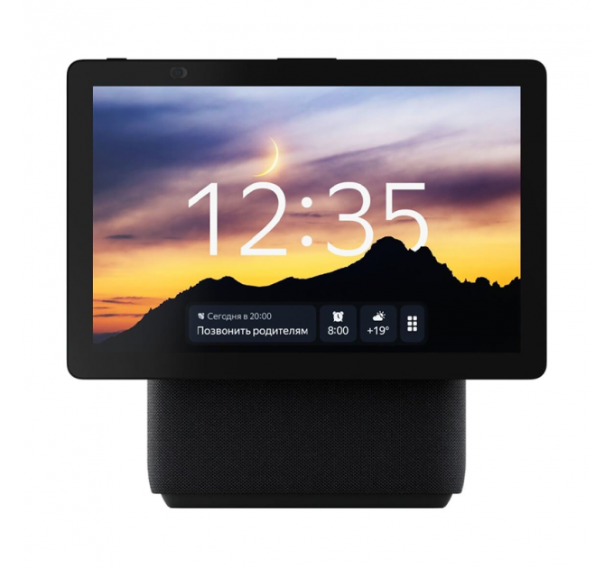 Умная колонка Яндекс Станция Дуо Макс (с экраном) чёрный