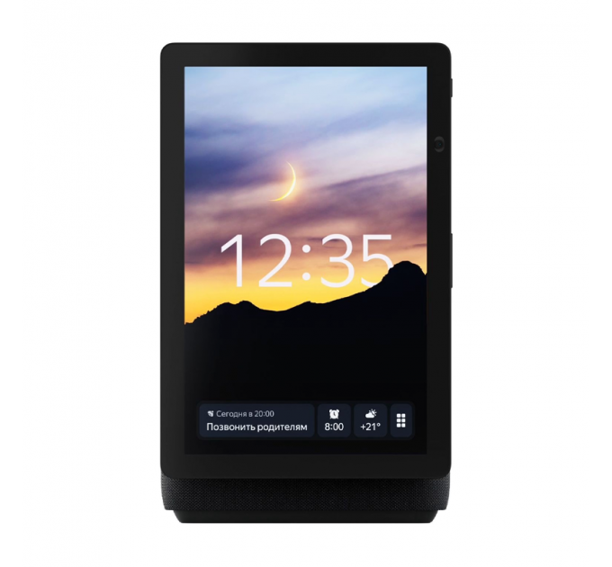 Умная колонка Яндекс Станция Дуо Макс (с экраном) чёрный