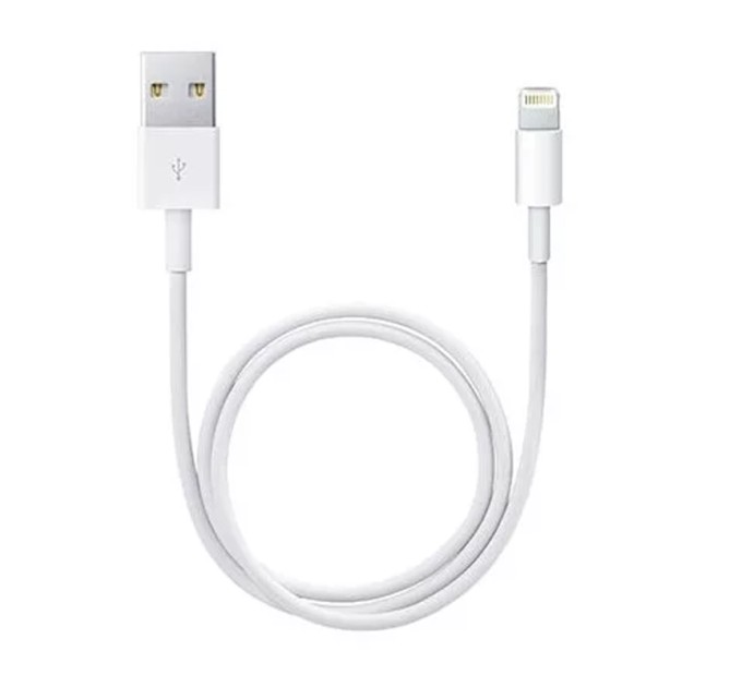 Кабель Apple Lightning 1 м, белый