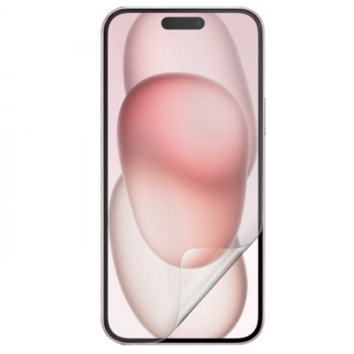 Гидрогелевая пленка для iPhone 15  глянцевая (установка бесплатно)