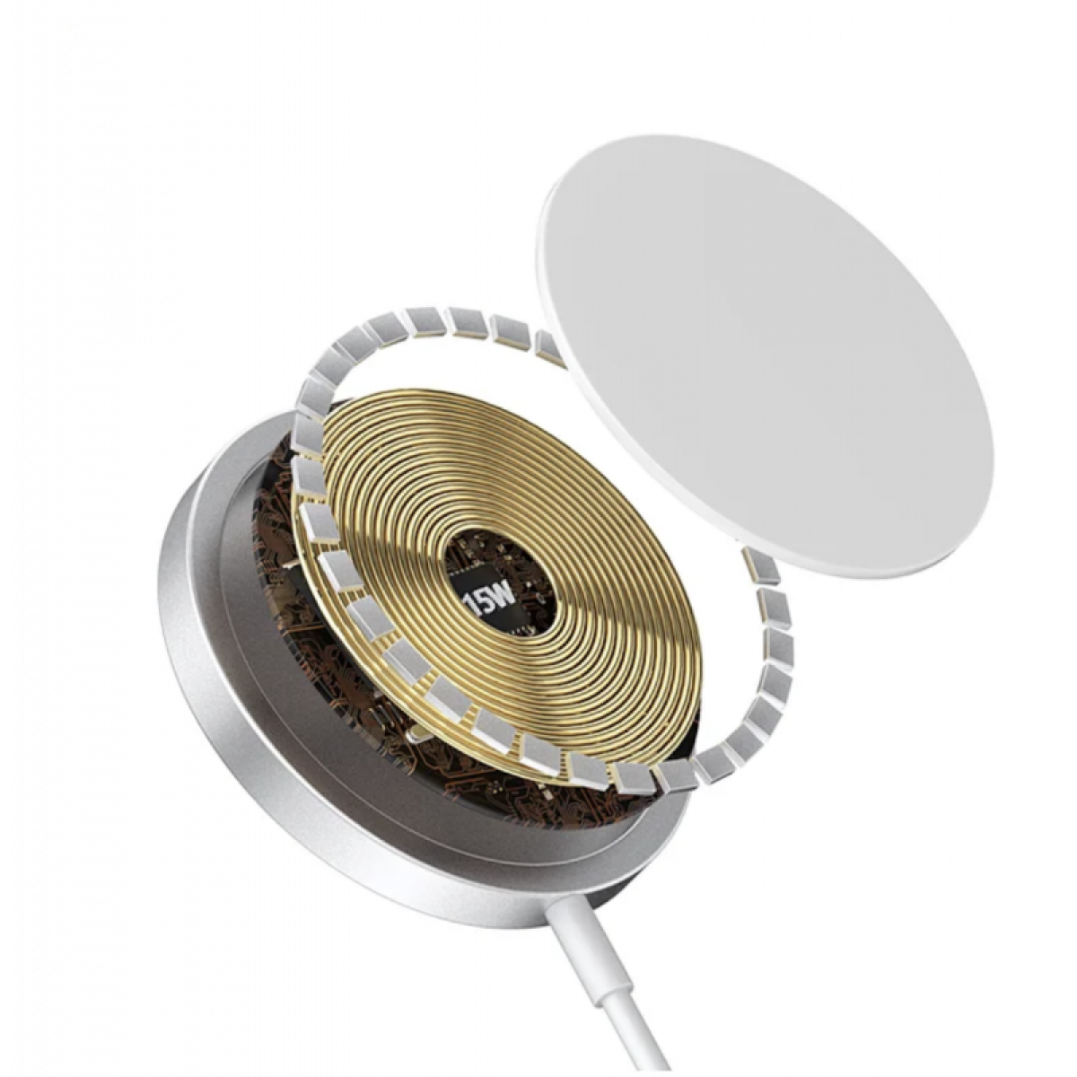 Беспроводное зарядное устройство WIWU 15W MagSafe