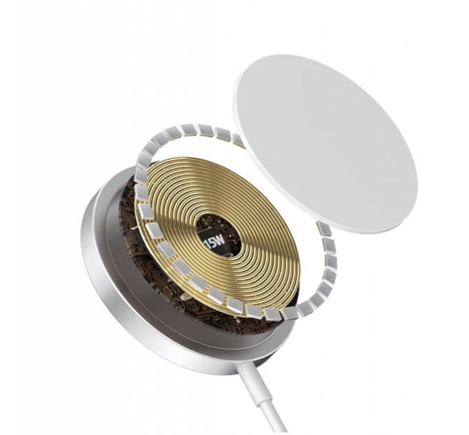 Беспроводное зарядное устройство WIWU 15W MagSafe