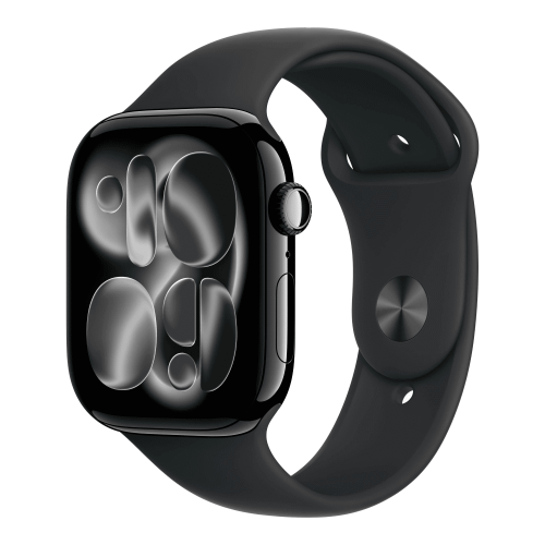 Умные часы Apple Watch Series 11 46mm GPS Jet Black Aluminum Case Black Sport Band M/L