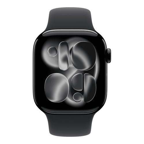Умные часы Apple Watch Series 11 42mm GPS Jet Black Aluminum Case Black Sport Band M/L