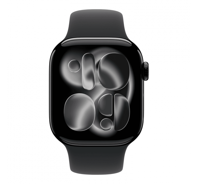 Умные часы Apple Watch Series 11 42mm GPS Jet Black Aluminum Case Black Sport Band M/L