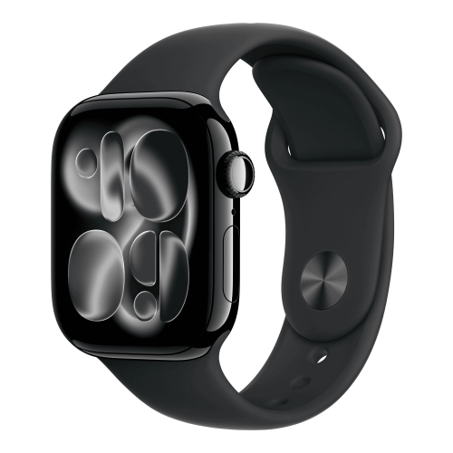 Умные часы Apple Watch Series 11 42mm GPS Jet Black Aluminum Case Black Sport Band M/L