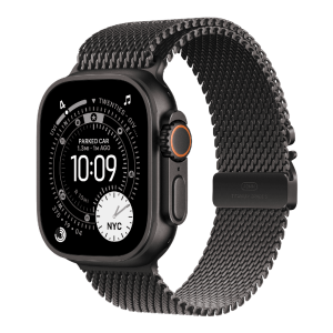 Умные часы Apple Watch Ultra 3 49mm GPS + Cellular Black Titanium Case Black Titanium Milanese Loop Large