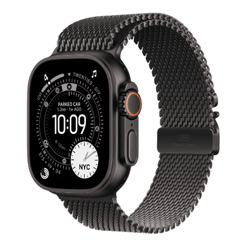 Умные часы Apple Watch Ultra 3 49mm GPS + Cellular Black Titanium Case Black Titanium Milanese Loop Large