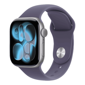 Умные часы Apple Watch Series 11 46mm GPS Silver Aluminum Case Purple Fog Sport Band M/L