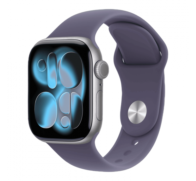 Умные часы Apple Watch Series 11 46mm GPS Silver Aluminum Case Purple Fog Sport Band M/L