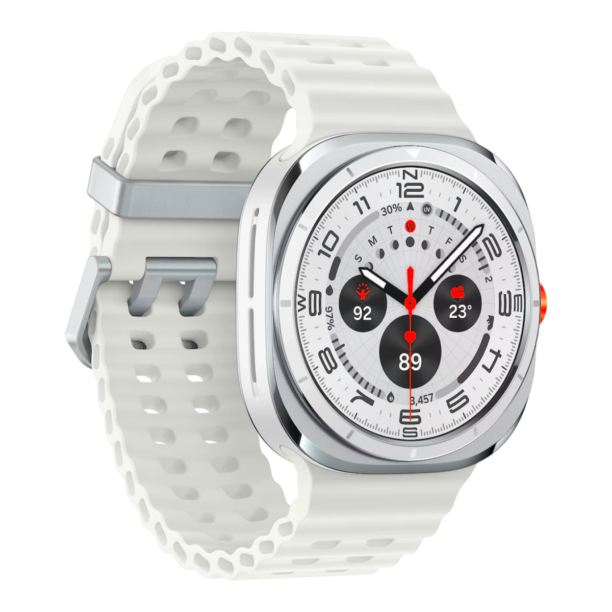 Умные часы Samsung Galaxy Watch Ultra 2025 47мм (LTE) "белый титан"