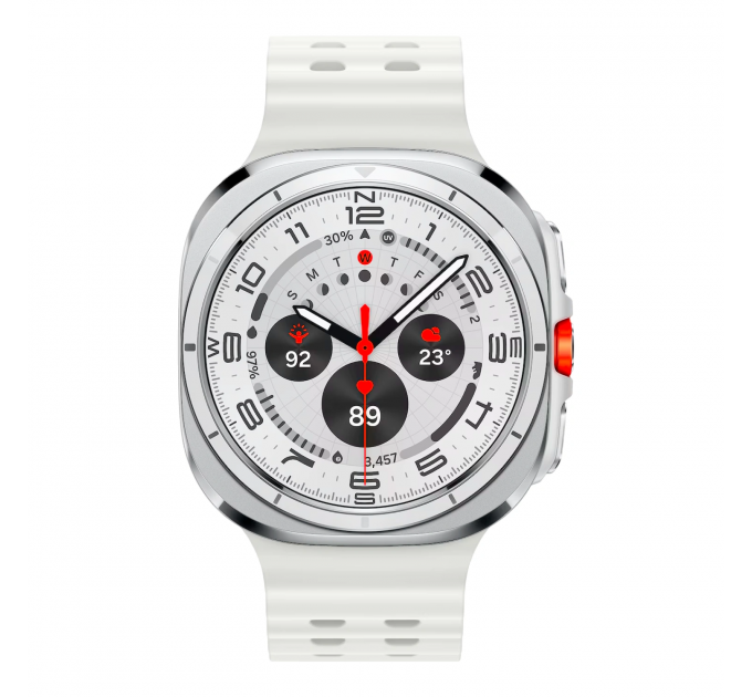 Умные часы Samsung Galaxy Watch Ultra 2025 47мм (LTE) "белый титан"