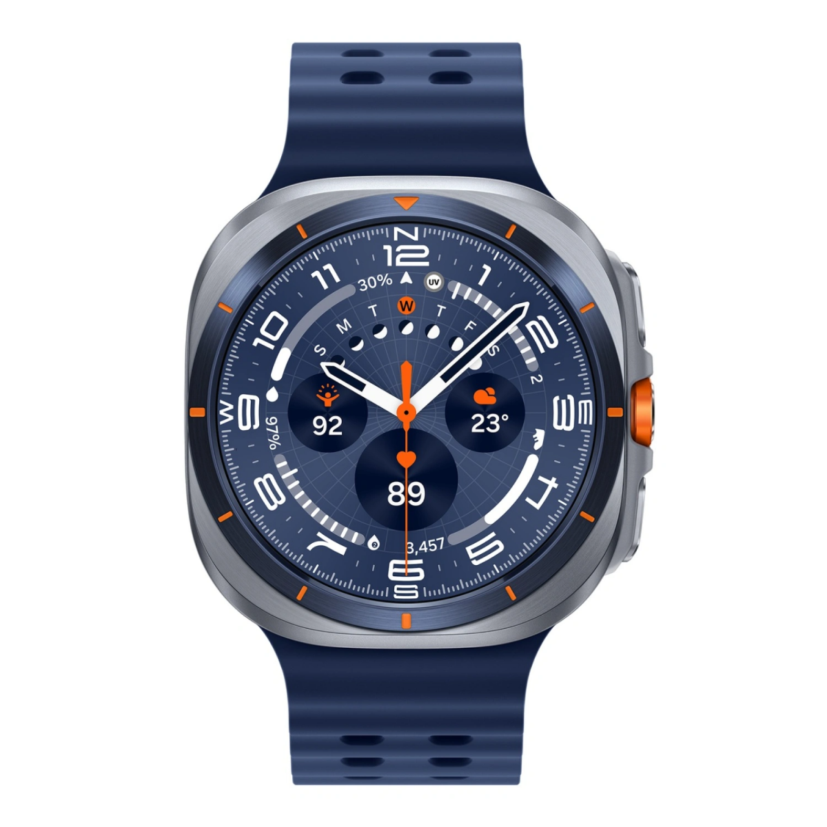 Умные часы Samsung Galaxy Watch Ultra 2025 47мм (LTE) "синий титан"